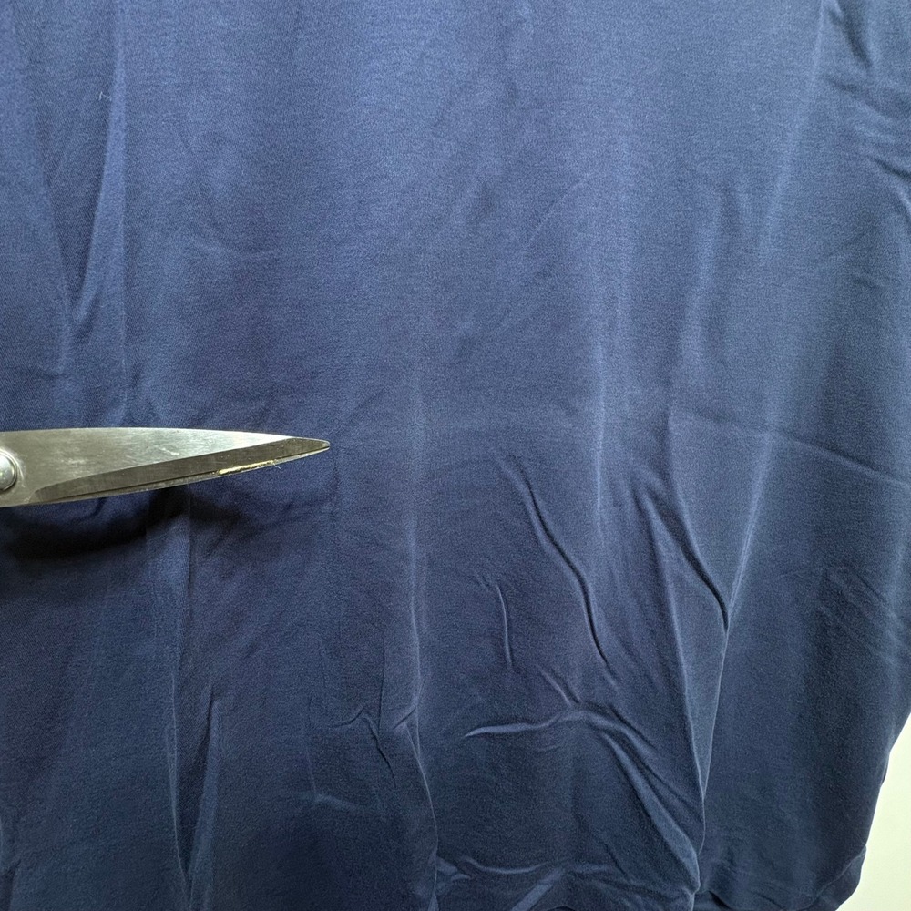 Polo Ralph Lauren Pima Soft Touch Polo Shirt Mens Large Navy Blue Pima Cotton - Picture 5 of 13